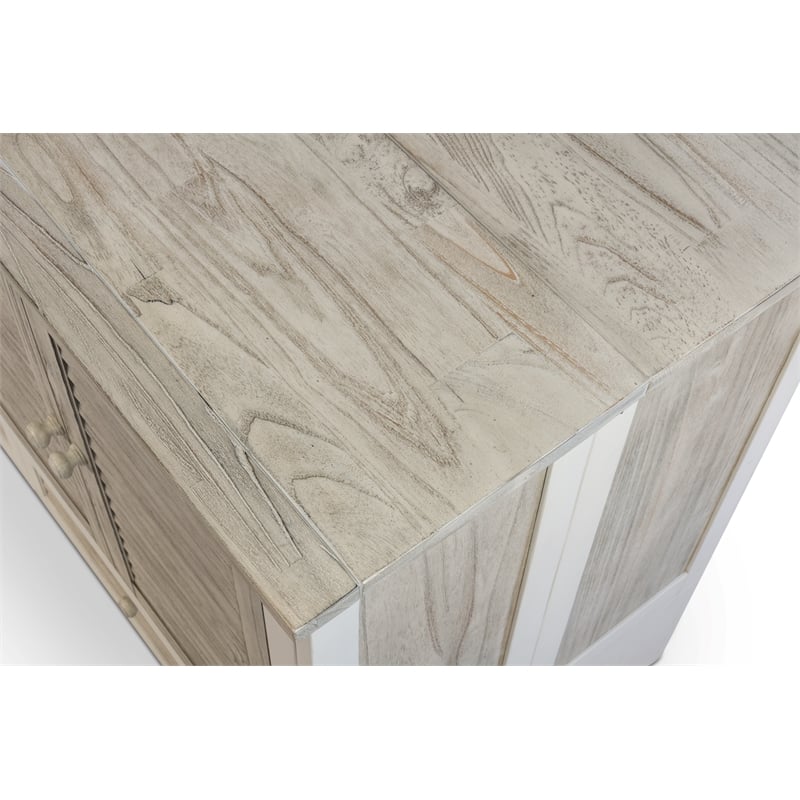 Sea Winds Trading Islamorada Queen Cabinet Murphy Bed with - Beige - Wood