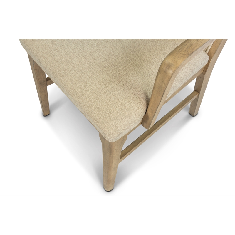 Finn & Louise Rio Vista Arm Chair in Muted Earth Tones and Clay (Set of 2)