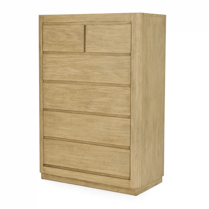 Finn & Louise Hyde Park 5 Drawer Solidwood Chest in Tan Natural