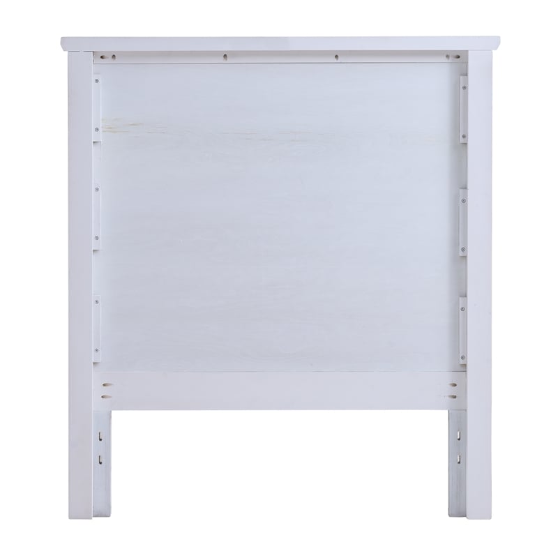 Sea Winds Sea Winds Geneva Twin Solidwood Headboard in Grey White