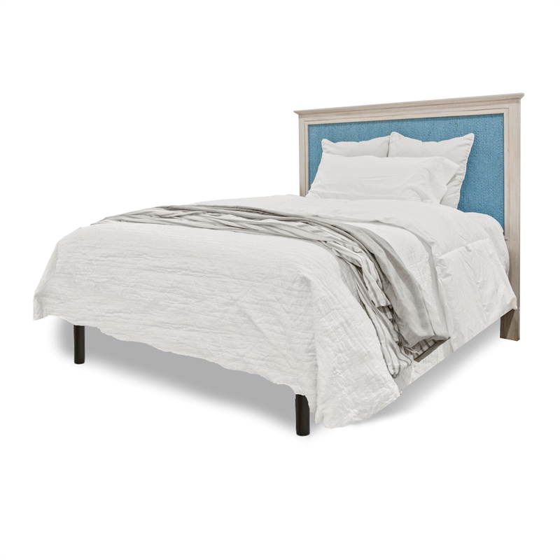Sea Winds Sea Winds Ocean Isles Queen Woven Headboard Ocean Blue & Aged Ivory