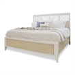 Sea Winds Trading Miramar Queen Woven Bed in Sand and Stark White