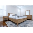 Finn & Louise Chatham King Low Profile Platform Bed with Storage in Maple