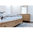 Finn & Louise Chatham King Low Profile Platform Bed with Storage in Maple