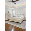 Sea Winds Trading Miramar 6 Drawer Woven Chest in Sand in Stark White