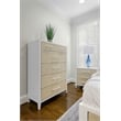 Sea Winds Trading Miramar 6 Drawer Woven Chest in Sand in Stark White