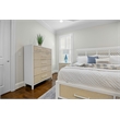 Sea Winds Trading Miramar 6 Drawer Woven Chest in Sand in Stark White