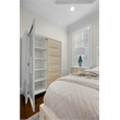 Sea Winds Trading Miramar Woven Mirrored Door Chest in Sand & Stark White
