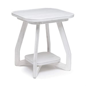 Sea Winds Trading Surfside End Table in White