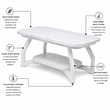 Sea Winds Trading Surfside Coffee Table in White - Wood - Coastal