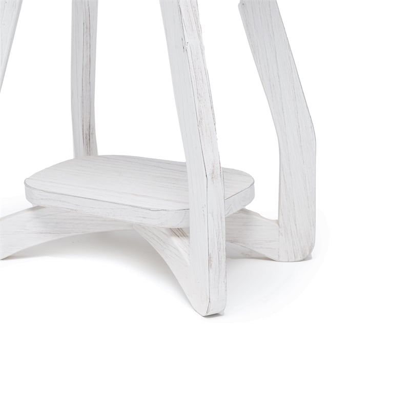 Sea Winds Trading Surfside Chairside Table in White