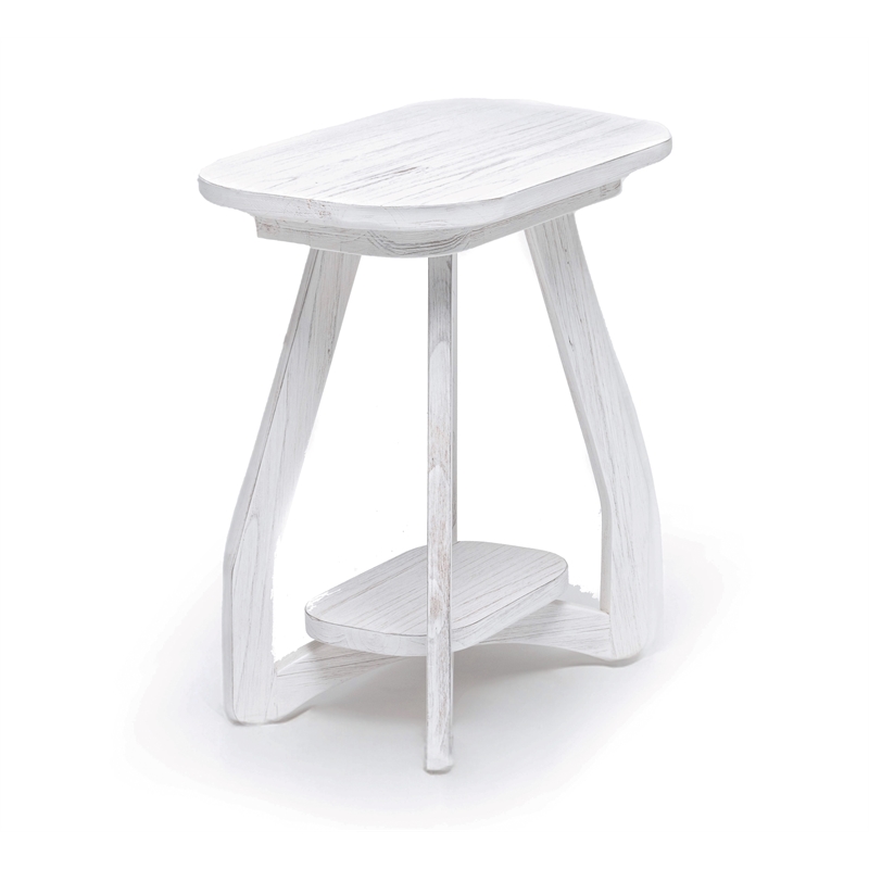 Sea Winds Trading Surfside Chairside Table in White