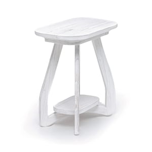 Sea Winds Trading Surfside Chairside Table in White