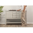 Sea Winds Geneva - 2-Door / 3-Drawer Credenza - Wood - White