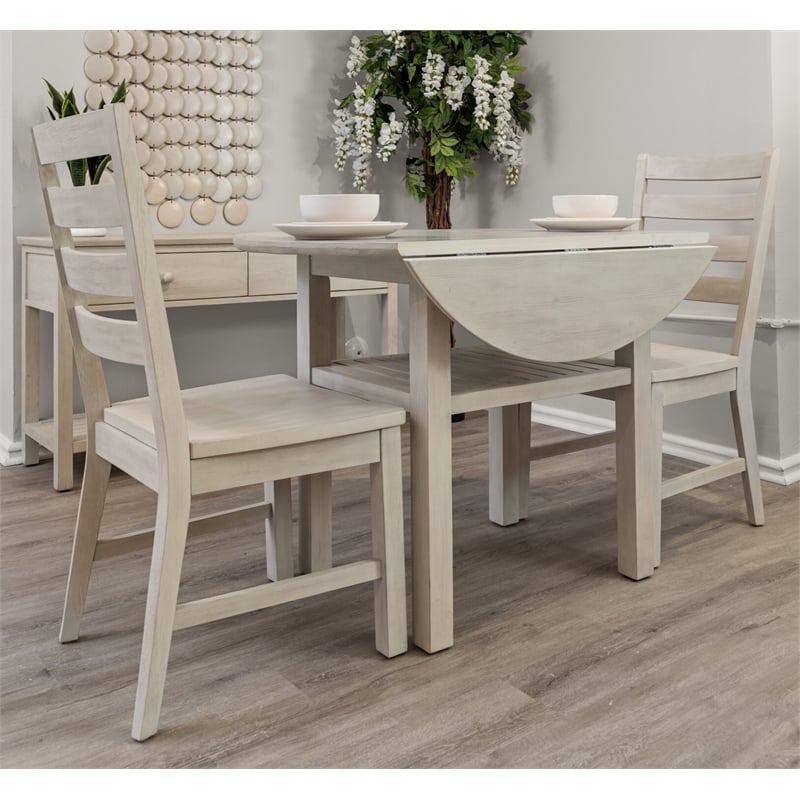 Sea Winds Geneva - Side Chair - Set of 2 - Distressed White Finish