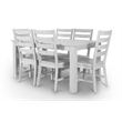 Sea Winds Geneva - Side Chair - Set of 2 - Distressed White Finish - Wood