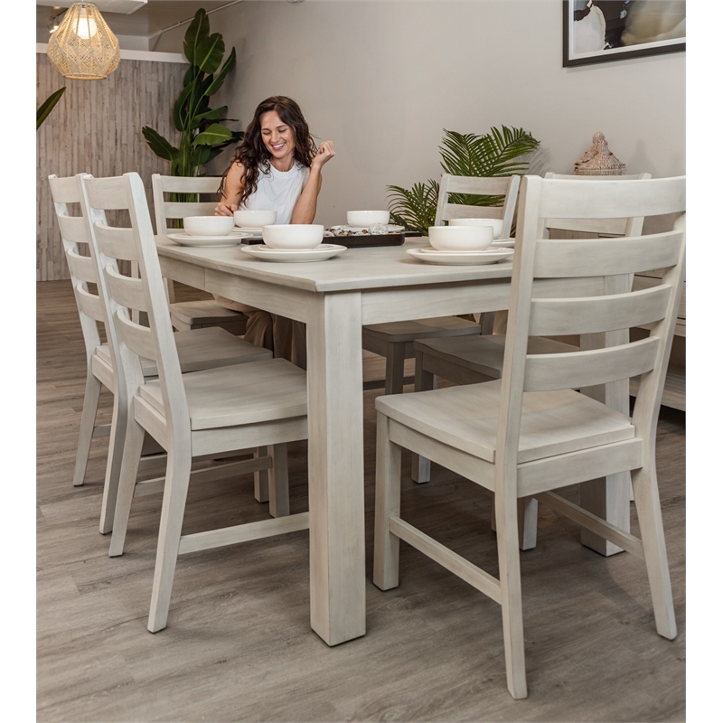 Sea Winds Geneva - Side Chair - Set of 2 - Distressed White Finish