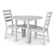 Sea Winds Geneva - Side Chair - Set of 2 - Distressed White Finish - Wood