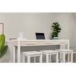 Sea Winds Miramar - 3-Drawer Console and 3 Stools - Wood - White