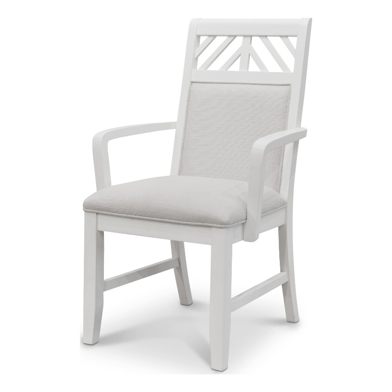 Miramar - Upholstered Dining Arm Chair - Set of 2 - Wood - Sand