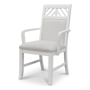 Miramar - Upholstered Dining Arm Chair - Set of 2 - Wood - Sand