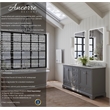 Audrey 66 in. Bath Vanity Set in Sapphire Gray