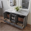 Audrey 66 in. Bath Vanity Set in Sapphire Gray