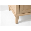 Hannah 42 in. Off Centered Right Basin Vanity in Oak with White Quartz top
