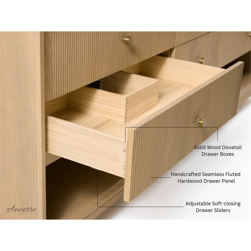 Momo 84 in. Bath Vanity in Oak finish with White Quartz Top and Undermount Basin