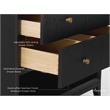 Momo 48 in. Bath Vanity in Black Oak with White Quartz Top and Undermount Basin