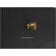 Momo 60 in. Bath Vanity in Black Oak with White Quartz Top and Undermount Basin
