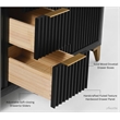 Turlington 36 in. Bath Vanity in Black Oak with White Quartz Top and Undermount
