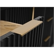 Turlington 36 in. Bath Vanity in Black Oak with White Quartz Top and Undermount