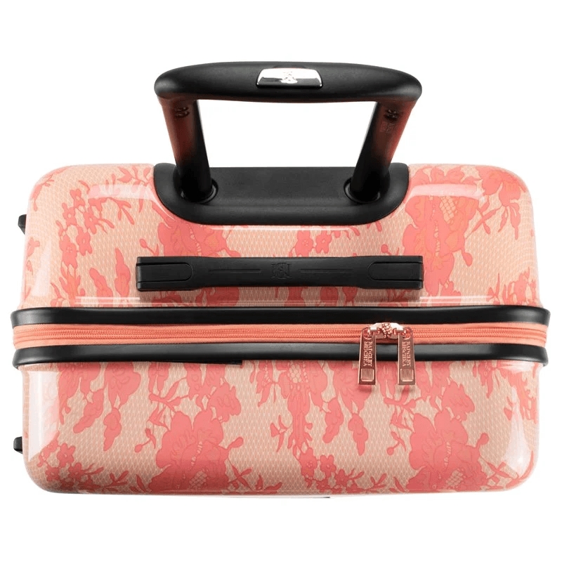 Badgley Mischka Essence 3-piece Plastic Luggage Set in Pink