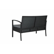 Carlyssa 4 Piece Wicker Outdoor Conversation Set with Gray Cushions by Thy-Hom