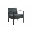 Carlyssa 4 Piece Wicker Outdoor Conversation Set with Gray Cushions by Thy-Hom