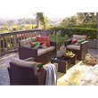 Rawtenstall 4 Piece Wicker Outdoor Conversation Group in Beige by Thy-Hom