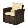 Rawtenstall 4 Piece Wicker Outdoor Conversation Group in Beige by Thy-Hom