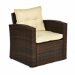 Rawtenstall 4 Piece Wicker Outdoor Conversation Group in Beige by Thy-Hom