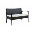 Thy-Hom Teaset 4 Piece Patio Bitro Set Outdoor Conversation Set in Black/Beige