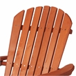 Villartet Solid Wood Classic Adirondack Outdoor Folding Chair Walnut by Thy-Hom