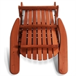 Villartet Solid Wood Classic Adirondack Outdoor Folding Chair Walnut by Thy-Hom
