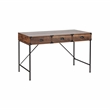 AGHDECO Orman Transitional Particle Board/Wood Desk in Walnut