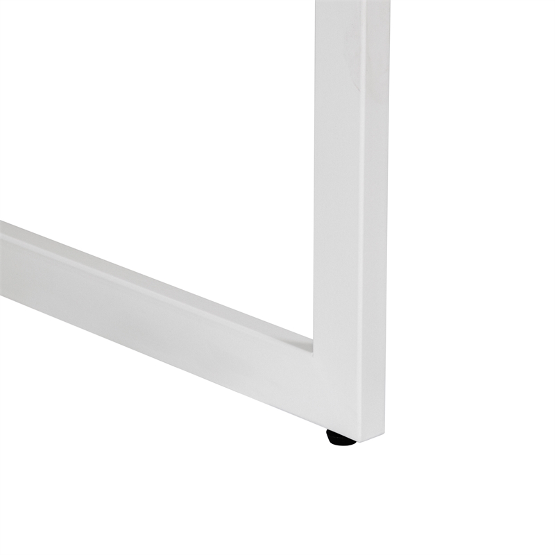 AGHDECO Baroda Contemporary Particle Board/Wood Desk in White