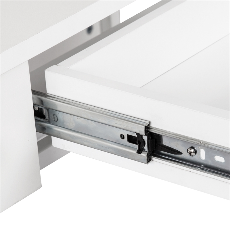 AGHDECO Baroda Contemporary Particle Board/Wood Desk in White