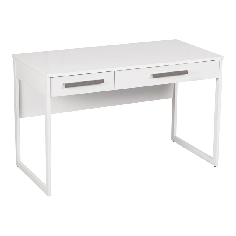 AGHDECO Baroda Contemporary Particle Board/Wood Desk in White