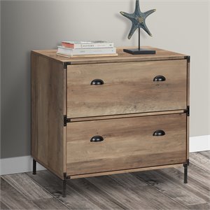 aghdeco orman 2-drawer particle board/wood lateral filing cabinet in oak