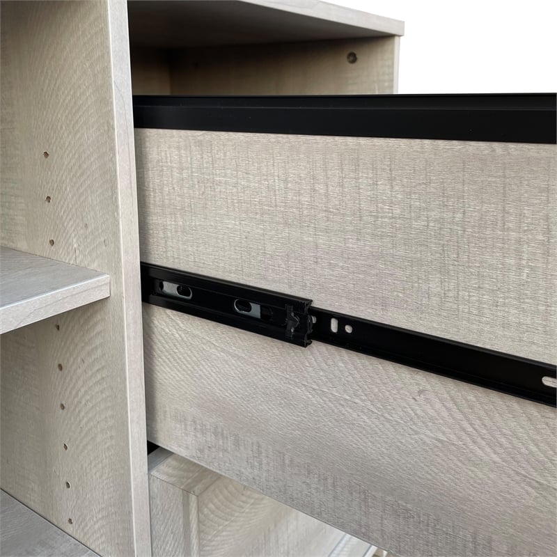 AGHDECO Oliwia 2-Drawer Particle Board/Wood Lateral Filing Cabinet in Gray