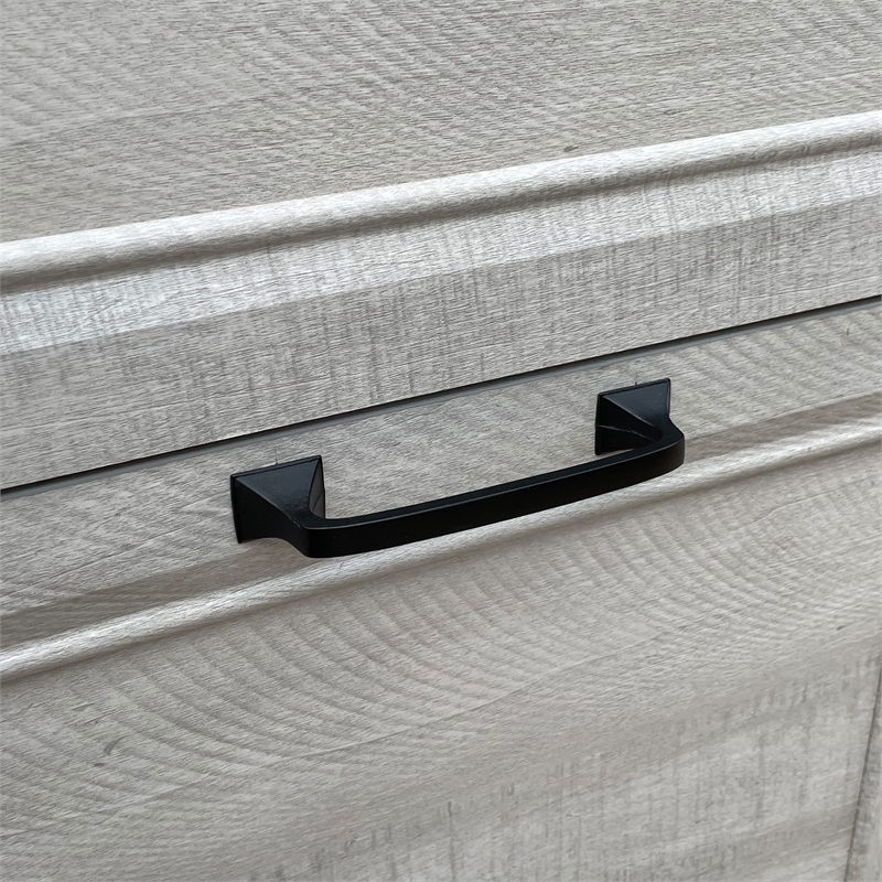 AGHDECO Oliwia 2-Drawer Particle Board/Wood Lateral Filing Cabinet in Gray