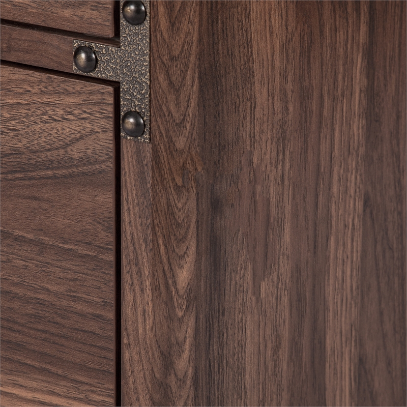 AGHDECO Howery 3-Drawer Particle Board/Wood Filing Cabinet in Walnut